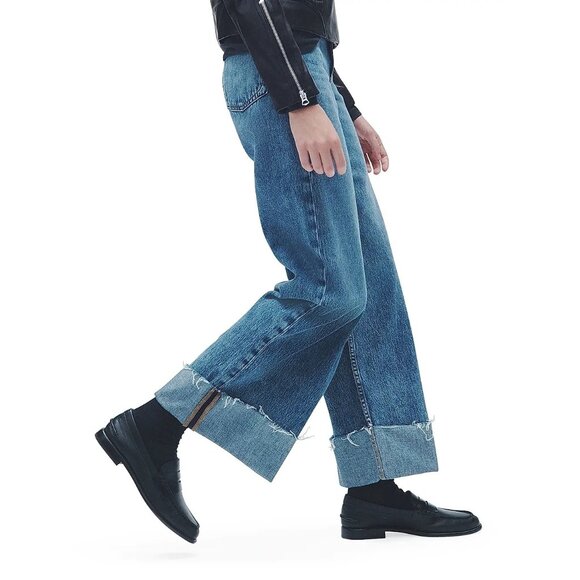 NWT $270 Rag & Bone Sofie Cuffed Crop Jeans Size 25 - Picture 3 of 10